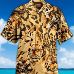 Tiger Vintage Hawaiian Shirt Product Photo 1